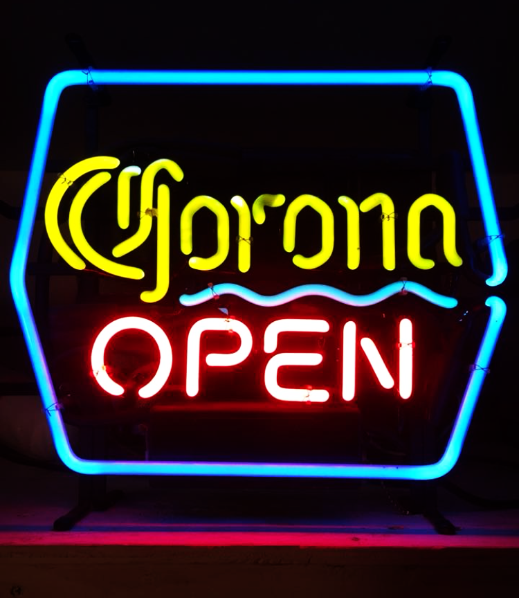 Corona Open Neon Sign